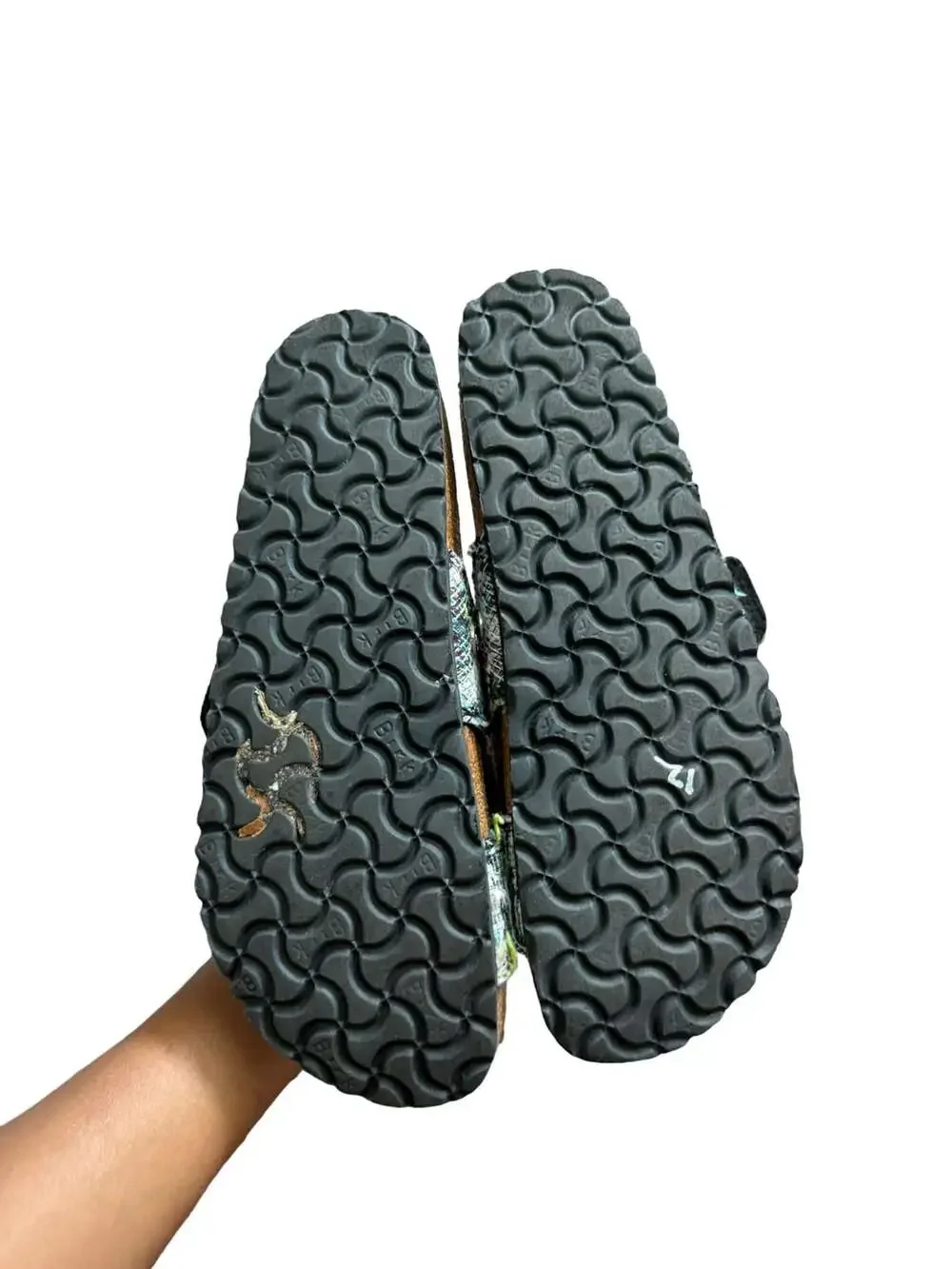 Birkenstock Siena Multicolor Festive Weave Criss Cross Sandals